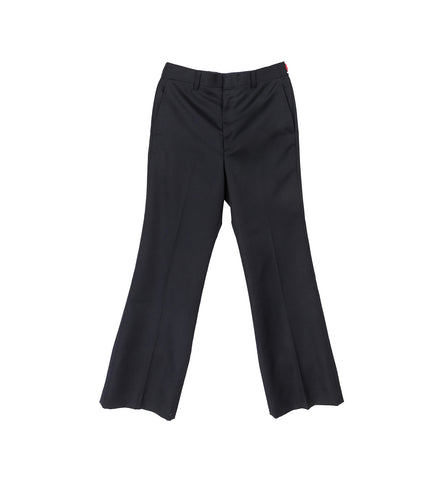 WOOL MOHAIR PANTS NAVY