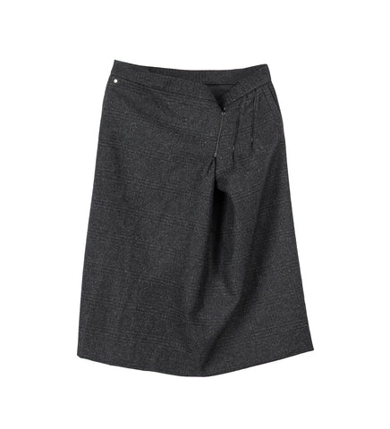 SMLXL SKIRT DARK GREY CHECKED
