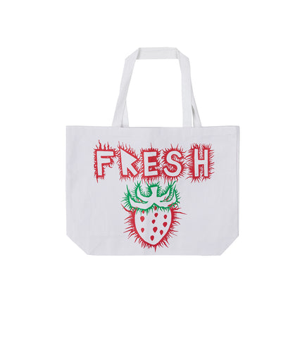 CYBER FRESH TOTE BAG WHITE