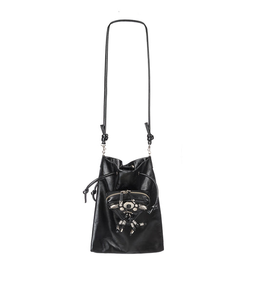 TRIANGLE POUCH BAG BLACK