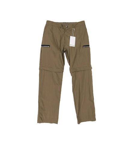 EARTH ZIP CARGO PANTS KHAKI