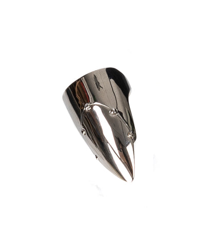 NAIL RING SILVER
