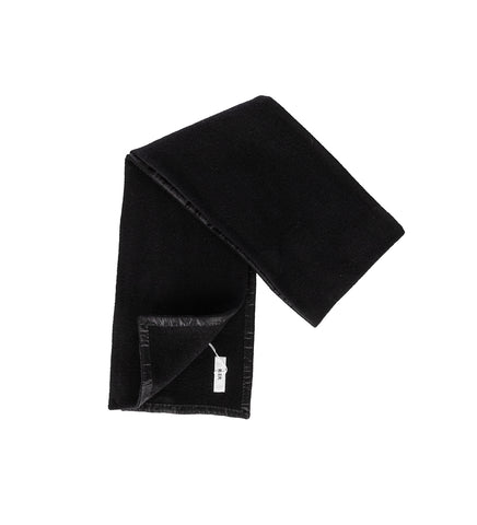 FLEECE SCARF BLACK