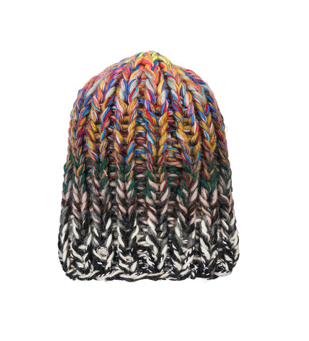 DEGRADE KNITTED HAT COLOURMIX