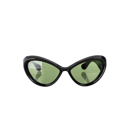 ACETATE SUNGLASSES PARISIAN CAT BLACK