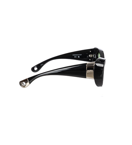 ACETATE SUNGLASSES PARISIAN CAT BLACK