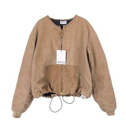 REWORKED WORK JACKET BEIGE LARGE #2