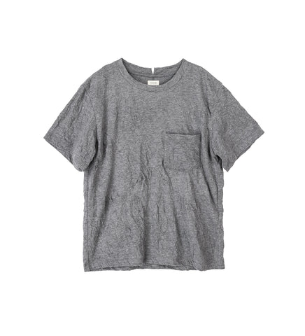 OTTO CRINKLED POCKET T-SHIRT GREY