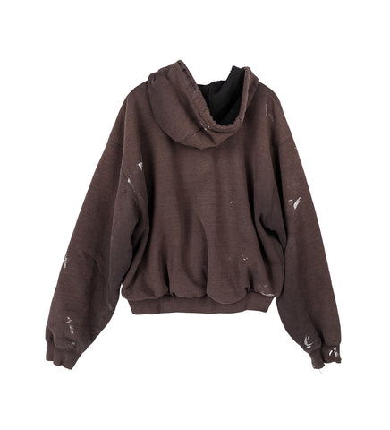 REWORKED WORK ZIPPER DARK EARTH LARGE