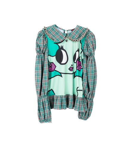BLISS TOP GREEN MULTI