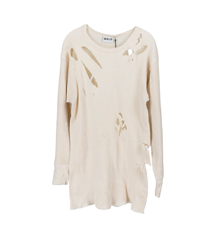 REWORKED THERMAL OFF WHITE