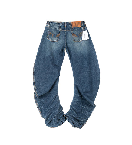 JEAN WITH OVERSIZE FIT VINTAGEBLUE