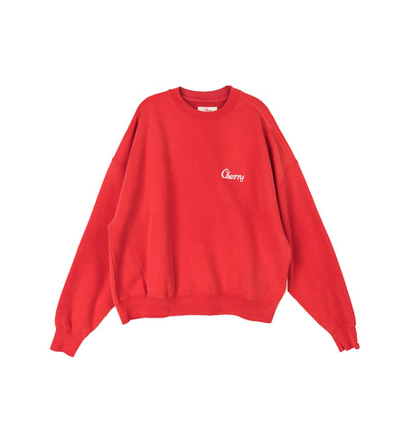 CREWNECK SWEATSHIRT RED