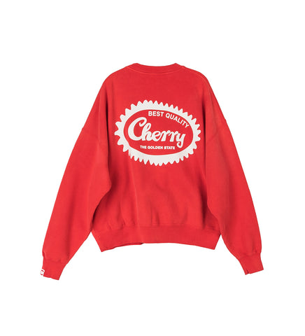CREWNECK SWEATSHIRT RED