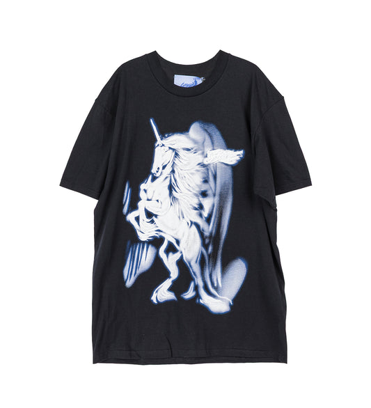 UNICORN T-SHIRT BLACK/PURPLE