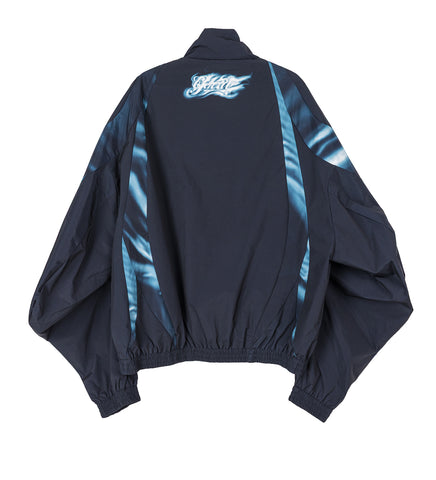 TRACKSUIT JACKET BLACK/SAGE