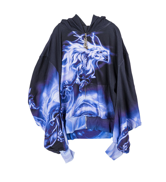 OVERSIZED HOODIE NAVY/BLUE