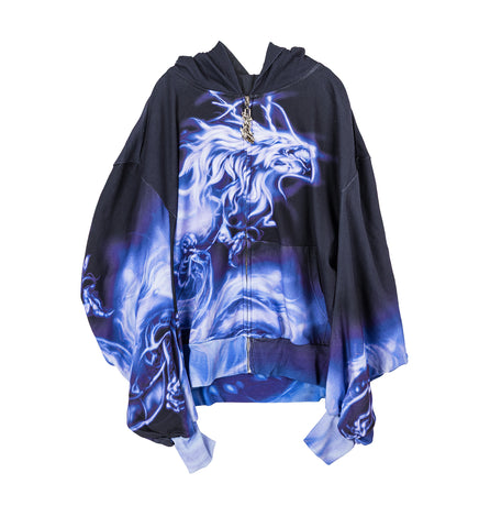 OVERSIZED HOODIE NAVY/BLUE