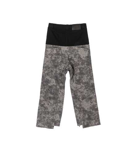 CONCRETE DENIM BAGGY PANTS WASHED GREY