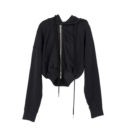 CULT CROPPED HOODIE BLACK