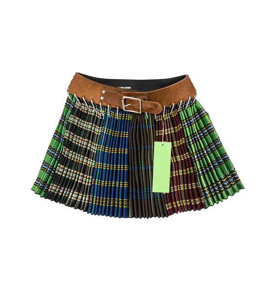 SAVIE FOLKLORIC MINI CARABINER SKIRT