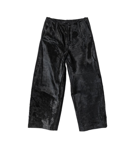 HORSEHAIR TAILORED PANTS BLUE/BLACK