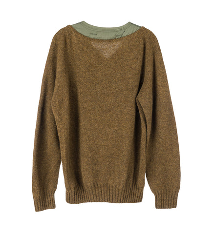 LININGKNITTER CARDIGAN OLIVE