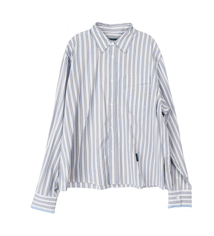 COMO LS SHIRT ASHEN BLUE