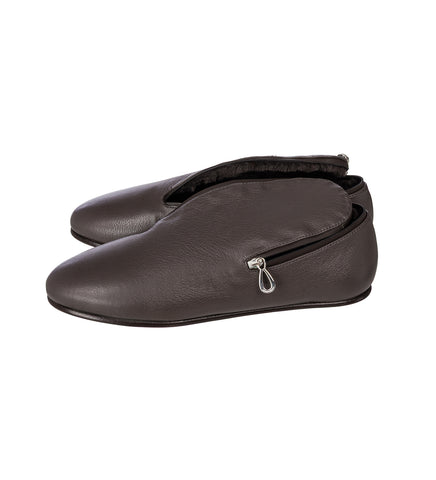 PETREL SHEARLING LINED LOAFERS PANTHER BLACK