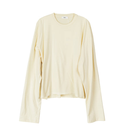 T-SHIRT ROUND NECK LONG SLEEVES BUTTER JERSEY