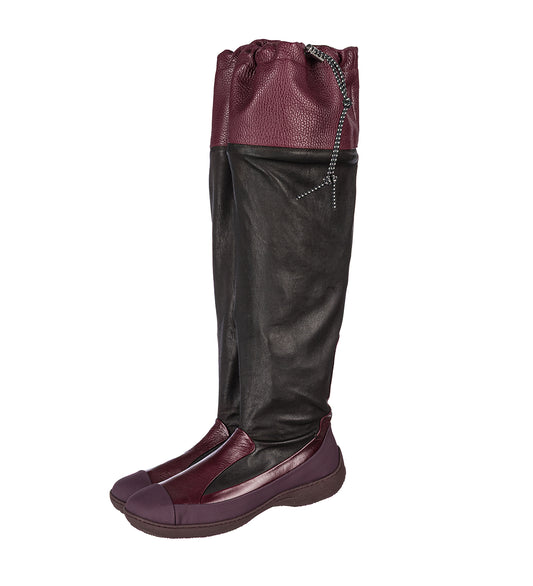 AVOCET LEATHER BOOTS ESPRESSO BROWN