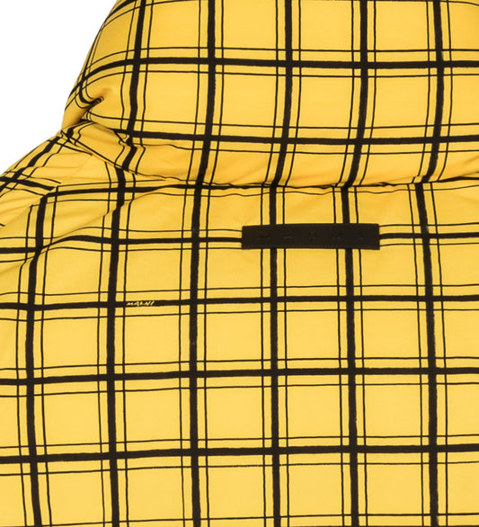 PADDED JACKET YELLOW GRID