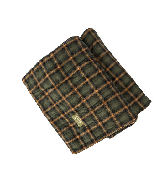 PADDED SCARF GREEN