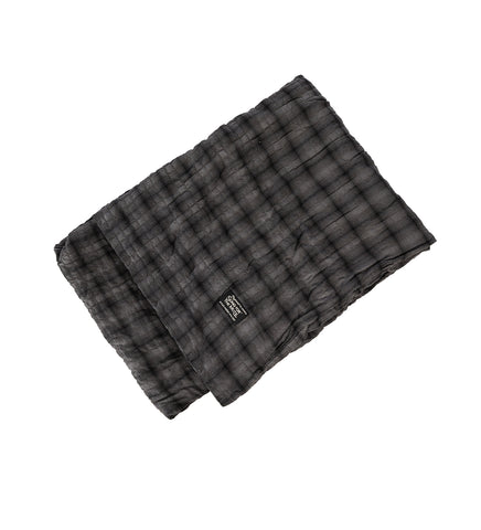 PADDED SCARF CHARCOAL