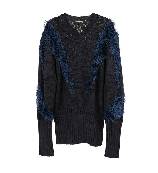 MACAW JUMPER BLACK SWAN/DEEP LAKE BLUE