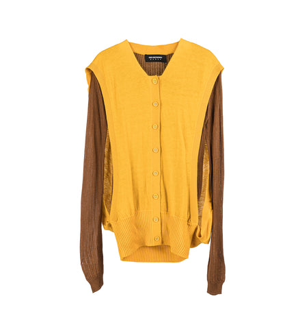 GUILLEMOT COCOON CARDIGAN FLEUR DE LIS/MOCHA
