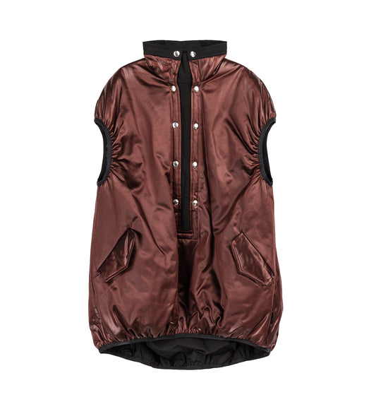AUK PULLOVER GILET BURNT UMBER