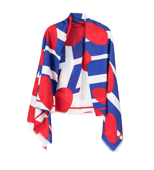 PAREO DOTS JUNIOR WHITE/RED/BLUE