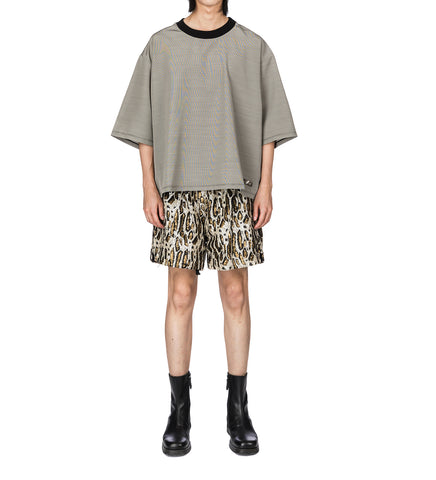 4SDESIGNS ACTIVITY SHORT KAKI/BLACK