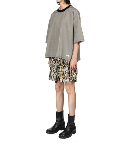 4SDESIGNS ACTIVITY SHORT KAKI/BLACK