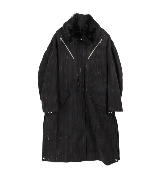 OSPREY COAT CHARCOAL/ROSE