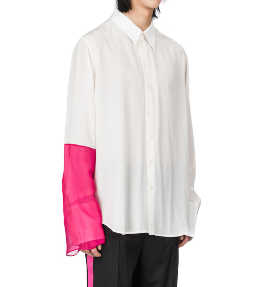 COMBO RELAX SHIRT PINK/WHITE
