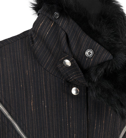 OSPREY COAT CHARCOAL/ROSE