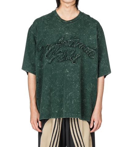 ADIDAS X SONG FOR THE MUTE 005 S/S WASHED TEE GREEN
