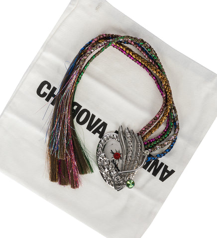 CL X KIYOKO BIG TINSEL HAIR CLIP MULTI