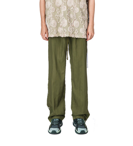 STUDDED TRACK PANT KHAKI