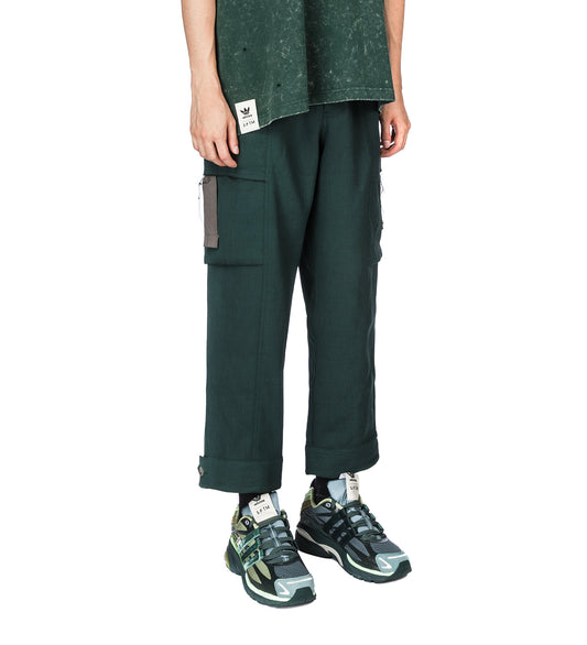 TABBED CARGO PANTS GREEN