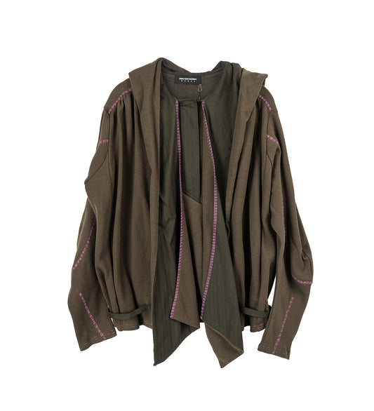 PETREL HOODED PULLOVER CEDAR GREEN