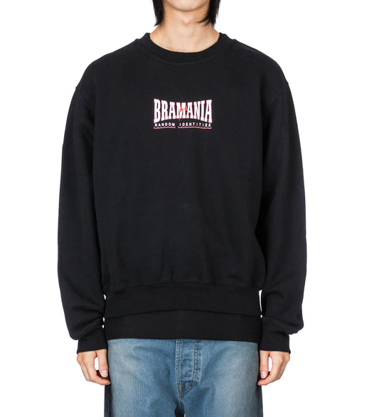 BRAMANIA CREWNECK SWEATSHIRT BLACK