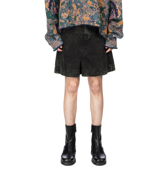 EMAN DENIM SHORTS SKY MAGIC BLACK MENTHOL